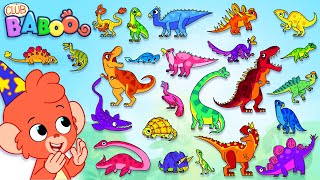 ABC Dinosaurs with Club Baboo and friends | Dinosaur Babies and more dino videos!
