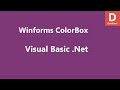 Visual Basic .Net ColorBox Control