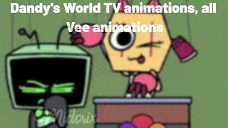 Dandy's World TV animations, all Vee animations (as of Dandy's World Alpha 0.9.1) | Midorix