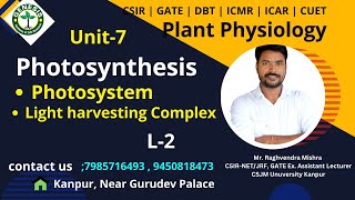 Photosystem | Light Harvesting Complex | Photosynthesis | Plant Physiology#genesis_institute