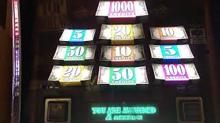 High Limit Room $5 Double top dollar 3 reel slots- Caesars Palace Las Vegas