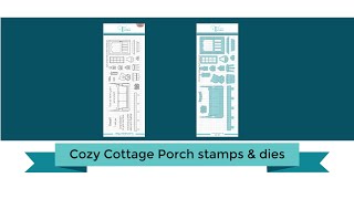 Trinity Stamps Product Closeup- Cozy Cottage Porch