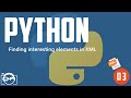 Finding interesting elements in XML with Python using xml.etree.ElementTree - python xml document