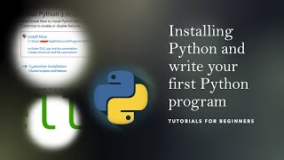 Installing Python and writing your first Python script with IDLE
