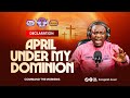 DECLARATION - APRIL UNDER MY DOMINION
