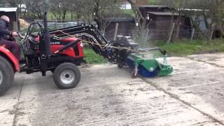 Foton Compact Tractor Attachments - Front Mounted Brush Sweeper