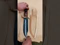 bowie knife leather sheath build knifemaking leather