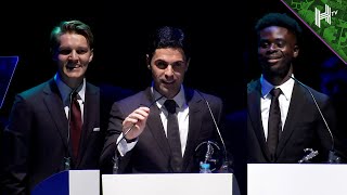 Arteta, Saka & Odegaard ALL win at 2023 London Football Awards!