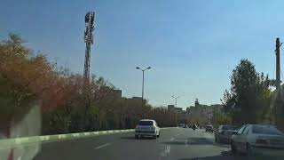 Gardi Street in Tehran by car