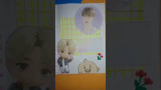 DIY Journal with me / Bts journal / Jimin Journaling #shorts