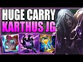 KARTHUS JUNGLE IS A GOD AT CARRYING SOLO Q GAMES BY HIMSELF!  - Gameplay Guide League of Legends