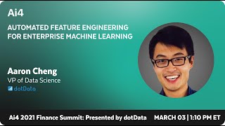 Automated Feature Engineering for Enterprise Machine Learning with dotData