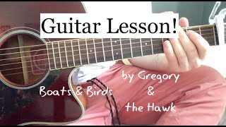 Boats and Birds by Gregory and the Hawk (Guitar Lesson)