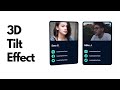 How To Add Awesome 3D Tilt Effect To A Card In WordPress Website
