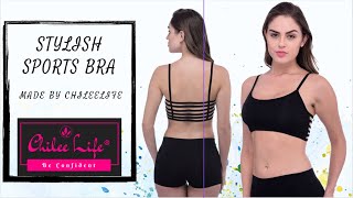 Stylish Sports Bra By CHILEELIFE With Removable Pads