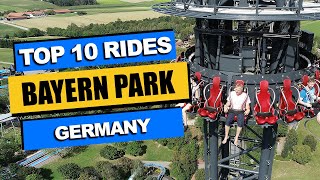 Top 10 BEST Rides at Bayern Park (2023) | Reisbach, Germany