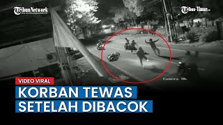 SADIS! Video Detik-detik Pelajar Diserang Komplotan Begal di Jalan Perjuangan Bekasi