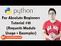 Requests Module For HTTP Requests | Python Tutorials For Absolute Beginners In Hindi #81