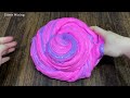 PINK vs PURPLE I Mixing random into Glossy Slime I Relax with videos💕