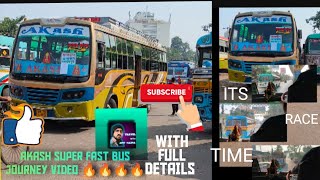 AKASH SUPER FAST BUSE KOLKATA THEKE DIMOND HARBOUR JOURNEY VIDEO 🔥⚠️🐎 WITH FULL DETAILS