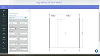 Create and Engineered Slab for Permit  (CANADA ONLY - USA COMING SOON)