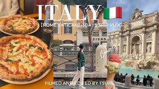 Italy vlog🇮🇹イタリア•ローマ旅行｜2泊3日で観光とグルメを大満喫｜バチカン市国