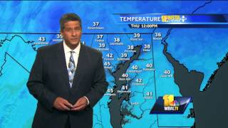Sun, few clouds and milder on Thursday