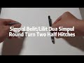 Simpul Belit/Lilit Dua Simpul | Round Turn Two Half Hitches