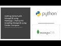 Getting started with MongoDB using  PyMongo | Python #1 Installing MongoDb using Docker Compose