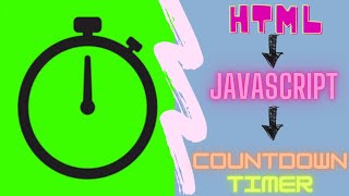 CountDown Timer using JavaScript : Count-Down Clock using HTML and JavaScript