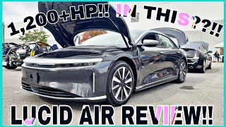 2022 MOTORTRENDS CAR OF THE YEAR MAKES UP TO 1,200+HP!!! | LUCID AIR TEST DRIVE & REVIEW!!!