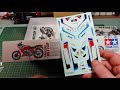 tamiya honda mvx250f 1 12 scale unboxing 2015 model kits review 14023