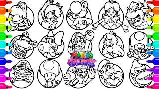 How to Color All Characters Super Mario | The Super Mario Galaxy Movie Coloring Pages