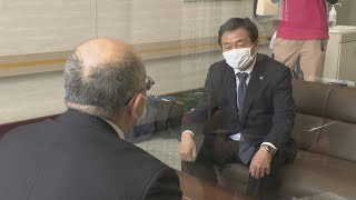 クラスターが発生した施設を大西市長が訪問し意見交換　施設長「今後につなげたい」　高松市