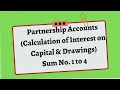 Partnership Accounts Fundamentals - OTHER EXERCISES Sum ( Financial Accounting Reddy and Murthy)