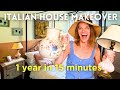 My Little ITALIAN HOUSE MAKEOVER on a Budget (1 YEAR in 15 Minutes)