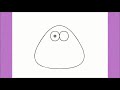 como dibujar a pou