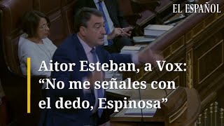 Aitor Esteban, a Vox: \