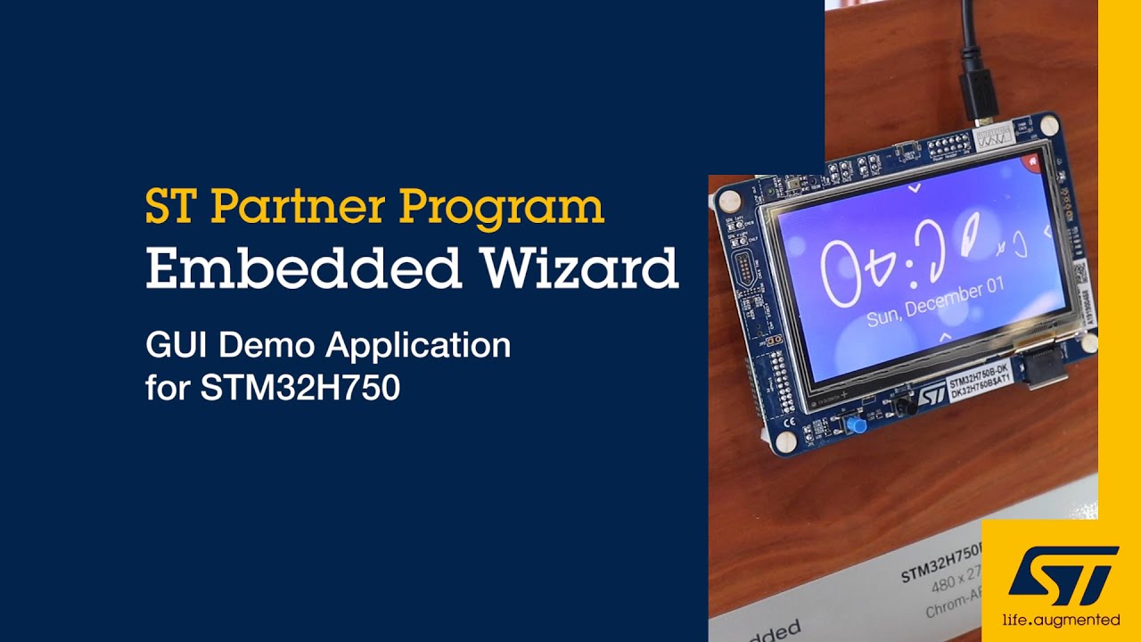 Gui Demo Application For Stm32h750 Implemented With Embedded Wizard