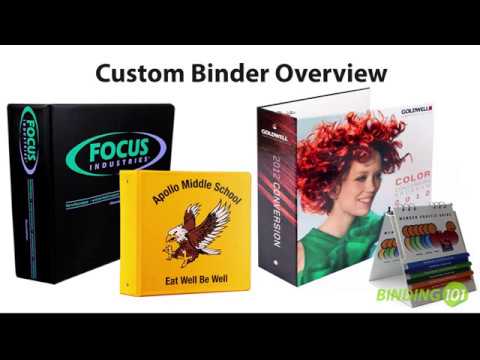 Binding101 Custom Ring Binder Overview Youtube