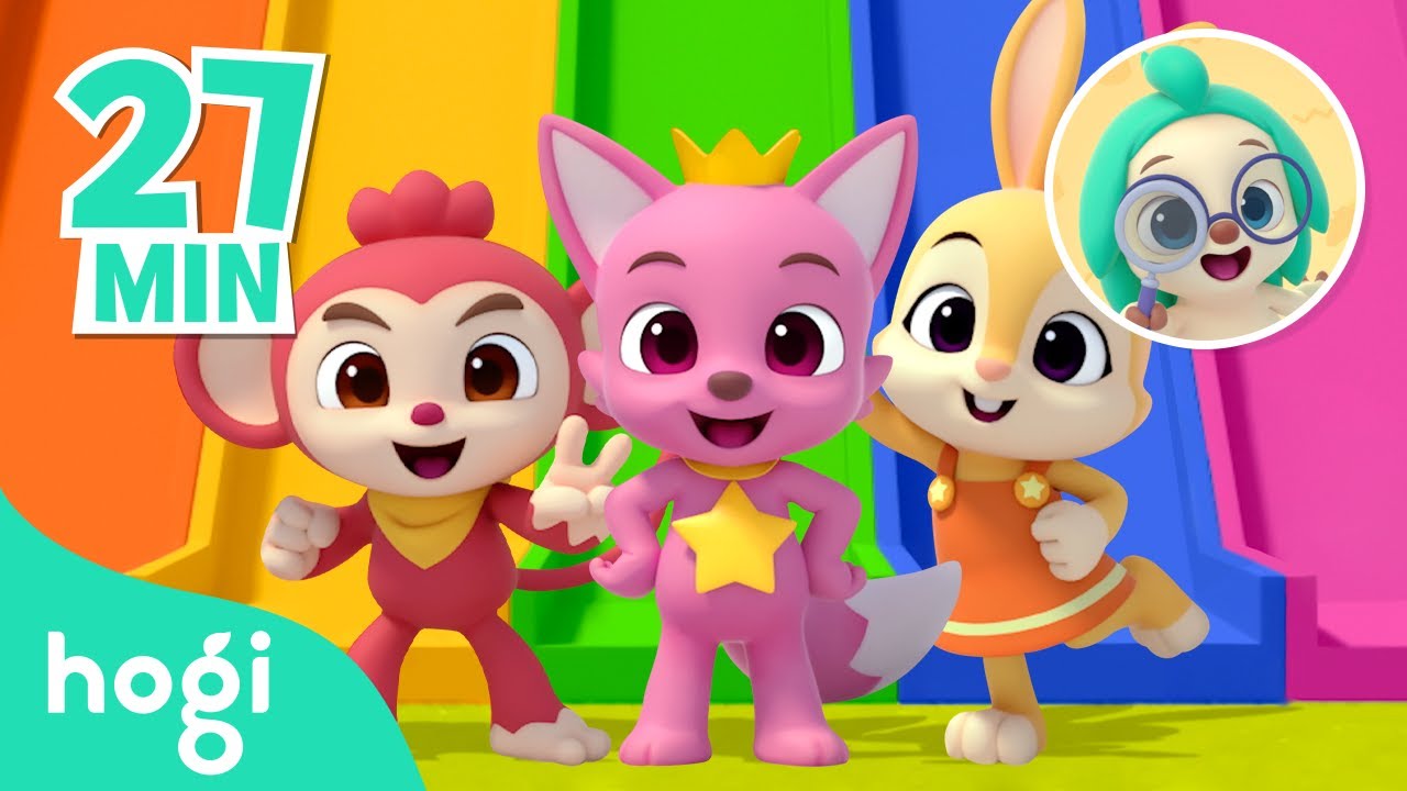 Learn Colors With Slides And Wonderville Friends Compilation