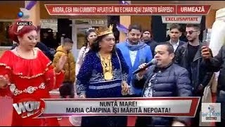 WOWBIZ (26.10.2017) - Adrian Minune, super show la nunta nepoatei Mariei Campina! Partea I