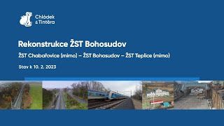 Rekonstrukce ŽST Bohosudov (stav k 02/2023)