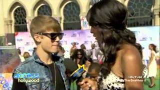 Justin Bieber talking about Selena Gomez at BET Awards June 27th 2011
