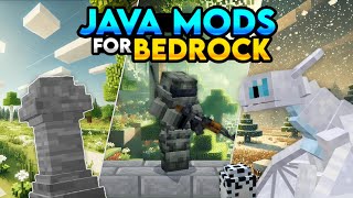 5 BEST Java Mods for BEDROCK🔥 Minecraft PE 1.21+