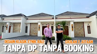 Rumah Minimalis Tanpa Dp Dan Booking Desain Etnik Bali Cicilan 2 Jutaan