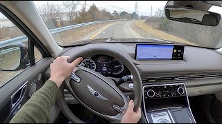 2021 Genesis GV80 3.5T AWD Advanced - POV Test Drive (Binaural Audio)