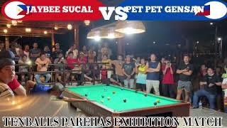 JAYBEE SUCAL 🆚 PET PET GENSAN TENBALLS PAREHAS EXHIBITION MATCH #gensanpooltv