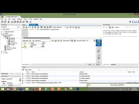 How to create database and tables in MySql Workbench 6.3 How to create database and tables in MySql Workbench 6.3