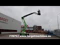 778752 niftylift hr21d 4x4 articulated diesel boom work lift w jib 2080cm 2014 588hrs